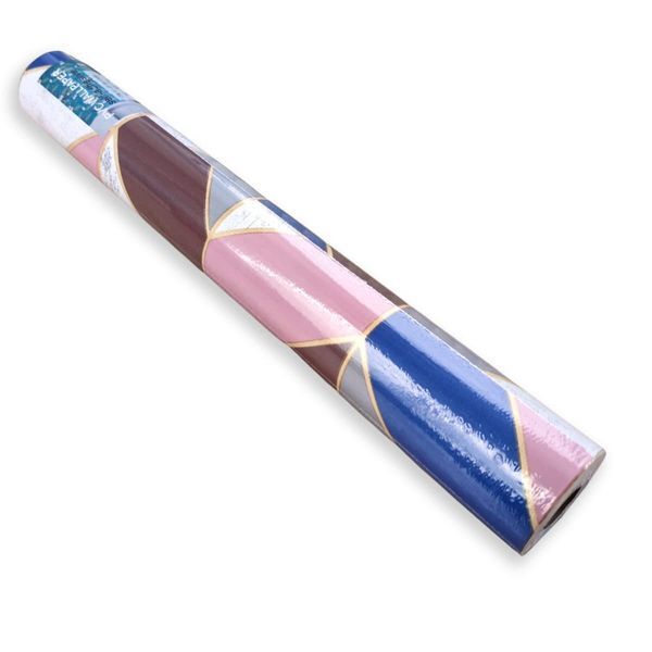 Самоклеющаяся пленка 0,45х10м х 0,07мм Розовые треугольники SW-00001225 SW-00001225 фото