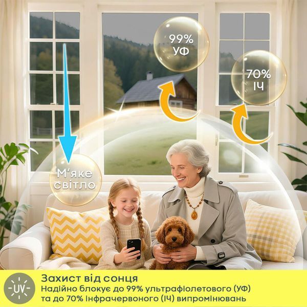 Дзеркальна сонцезахисна плівка для вікон Срібло 600х3000х0,08 мм SW-00002724 SW-00002724 фото