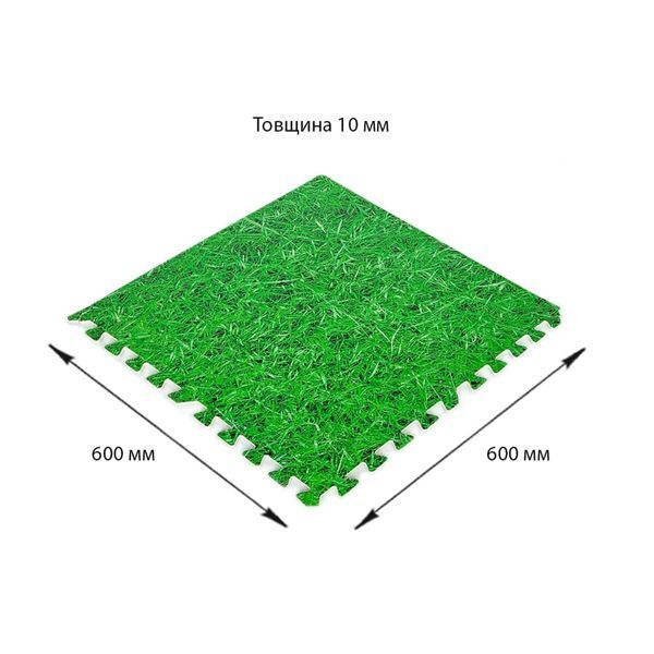 Пол пазл - модульное напольное покрытие 600x600x10мм Зеленая трава (МР4) SW-00000153 SW-00000153 фото
