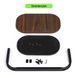 Столик приставний овальний 45х28х59см Walnut wood SW-00003367 SW-00003367 фото 8