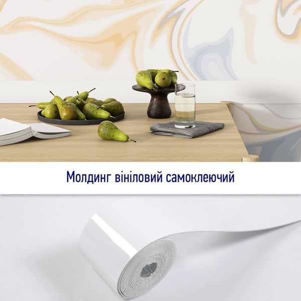Молдинг вініловий самоклеючий 5000х100х2мм Глянсовий (D) SW-00001792 SW-00001792 фото