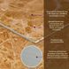 Декоративна ПВХ плита 600х600х3мм Кремовий мармур (S) SW-00001619 SW-00001619 фото 2