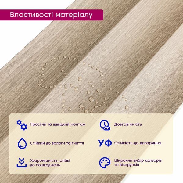 Рейка декоративная WPC стеновая 205х14х2900мм SW-00003019 SW-00003019 фото