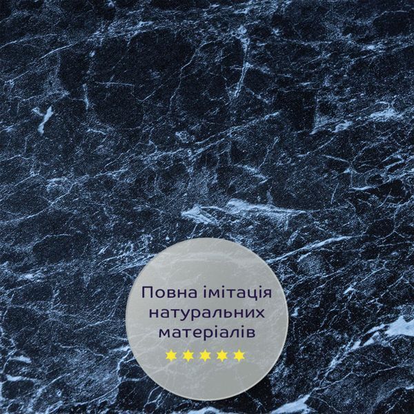 Декоративная ПВХ плита 600х600х3мм Черный мрамор (S) SW-00001625 SW-00001625 фото