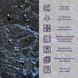 Декоративная ПВХ плита 600х600х3мм Черный мрамор (S) SW-00001625 SW-00001625 фото 4